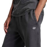 Ανδρικό Παντελόνι Φόρμα Μαύρο - adidas Originals Trefoil Essentials Washed Εικόνα 1