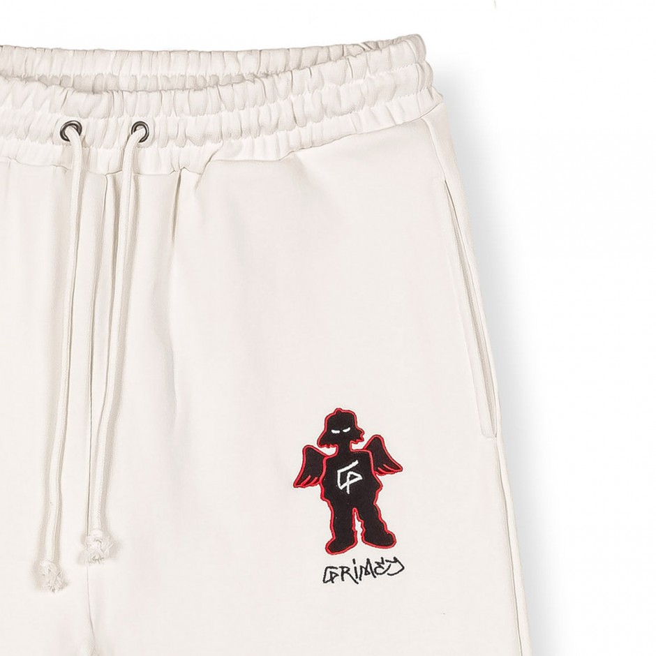 GRIMEY THE SHELTER WIDE LEG  WE BURN SO SWEET SWEATPANTS GRTSW283-OWHT Ecru