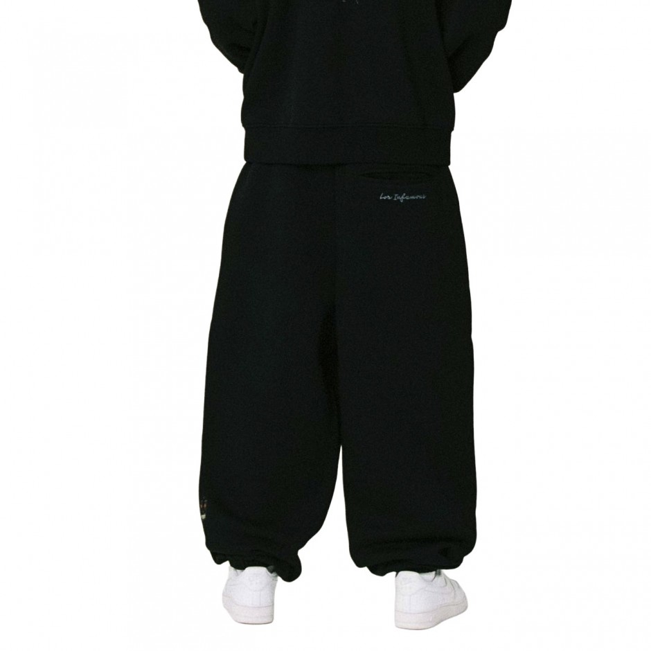 Unisex Joggers Black - Grimey Wild One Baggy