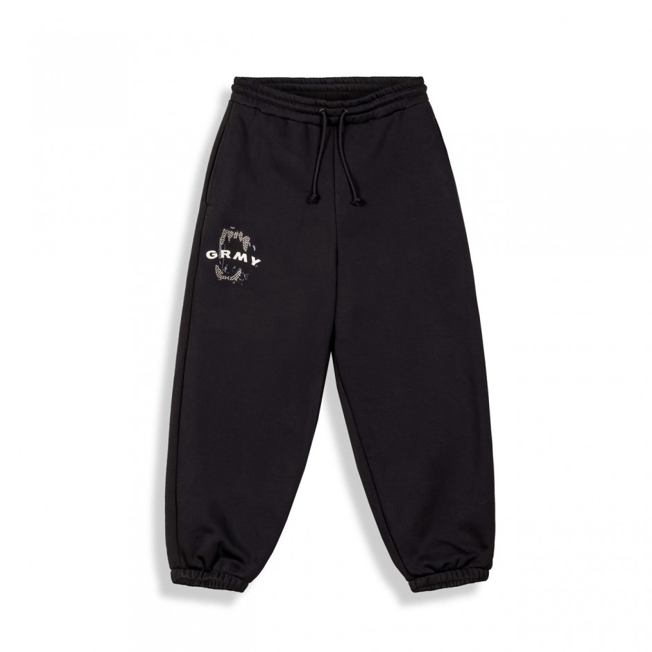 Unisex Joggers Black - Grimey Wild One Baggy