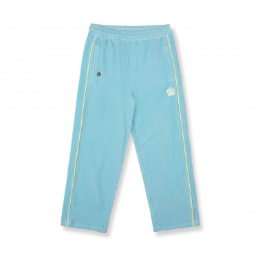 GRIMEY VELVET TRACK PANTS WIDE LEG GRVTS288-BLU Blue