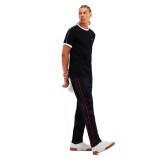 ELLESSE SARTORIA BADGE COLOURS TRICASO TRACK PANT SHX21101-011 Black Image 3