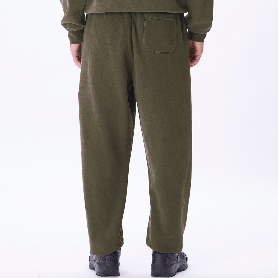 OBEY LOWERCASE PIGMENT SWEATPANT 142030046-DLN OLIVE