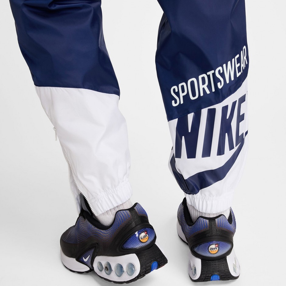 Ανδρικό Παντελόνι Φόρμα Μπλε - Nike Windrunner Woven Lined 