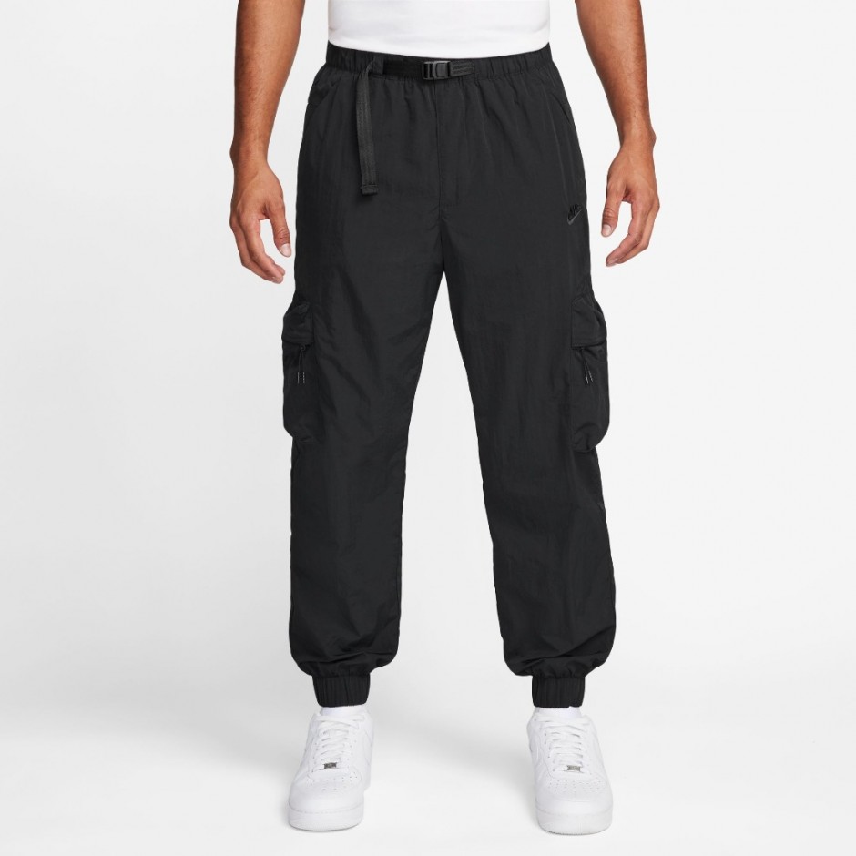 Ανδρικό Παντελόνι Φόρμα Μαύρο - Nike Tech