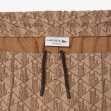 Ανδρικό Παντελόνι Μπεζ - Lacoste Core Collection Monogram Εικόνα 1
