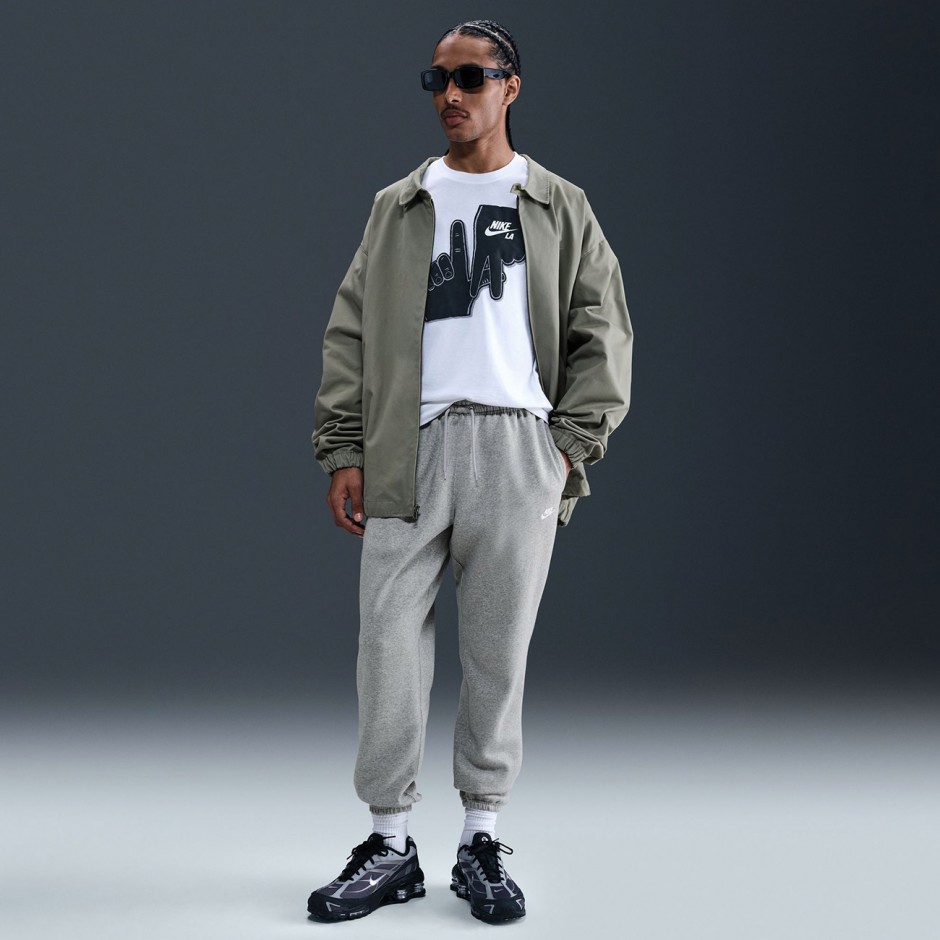 Ανδρικό Παντελόνι Φόρμα Γκρι - Nike Club