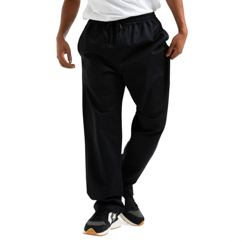Ανδρικό Παντελόνι Φόρμα Μαύρο - Converse Straight-Leg