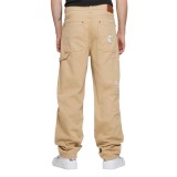 KARL KANI OG WASHED BAGGY WORKWEAR PANTS KM241-018-1-BEIGE Beige Image 0