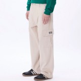 OBEY BIGWIG BAGGY TWILL CARGO PANT 142020217-SIG Grey Image 1