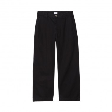 Men's Pants Black - Obey Bigwig Giant Chino