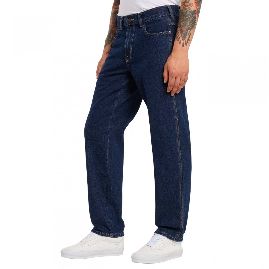 Ανδρικό Παντελόνι Τζιν Μπλε - Dickies 993 Regular Tapered Carpenter