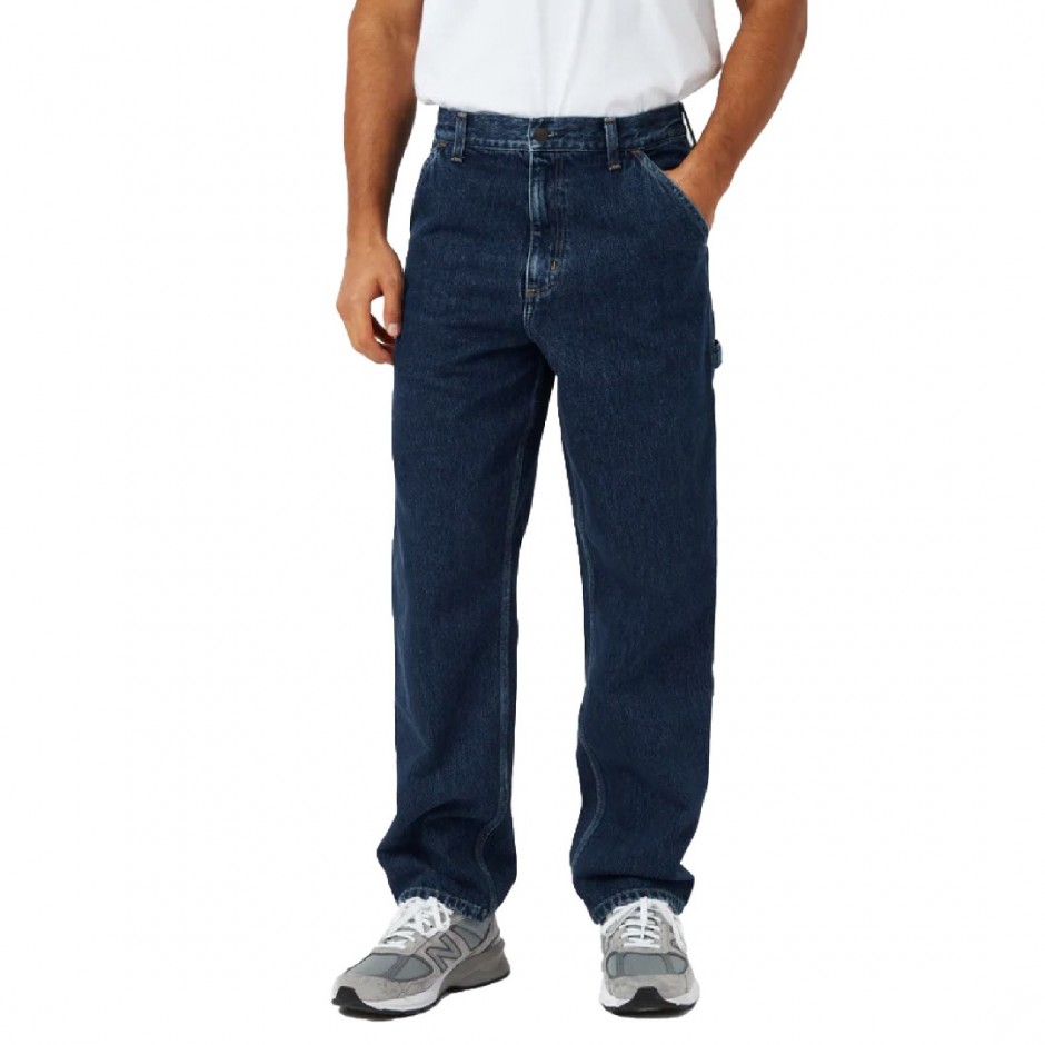 Ανδρικό Παντελόνι Τζιν Μπλε - Carhartt WIP Single Knee Pant