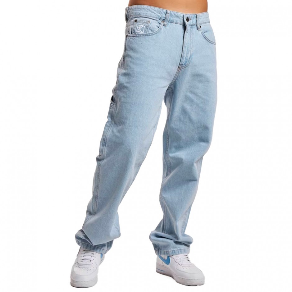 KARL KANI RETRO BAGGY WORKWEAR DENIM KMI-PL063-090-13-LIGHT BLUE Jeans