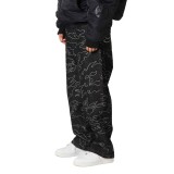 Unisex Τζιν Παντελόνι Μαύρο - Grimey Odd Cutlass Jacquard Big Boy Εικόνα 1