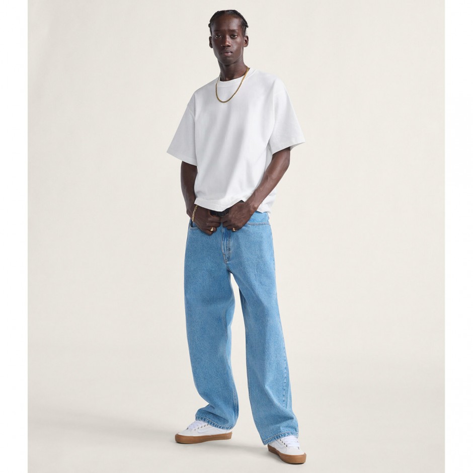 Ανδρικό Παντελόνι Τζιν Μπλε - Vans Check-5 Baggy