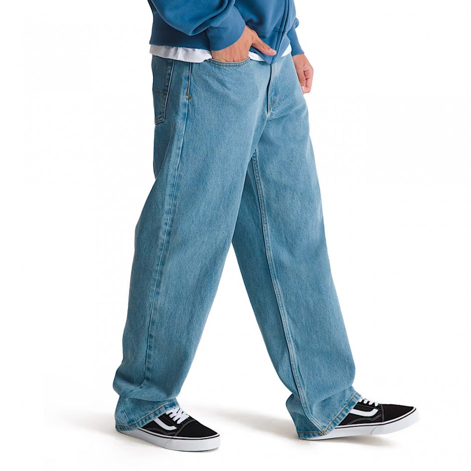 Ανδρικό Τζιν Παντελόνι Μπλε - Vans Check-5 Loose Denim