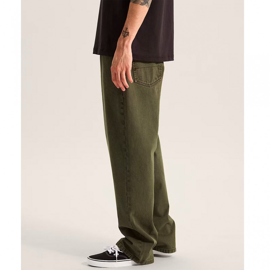 Ανδρικό Τζιν Παντελόνι Λαδί - Vans Check-5 Loose Denim