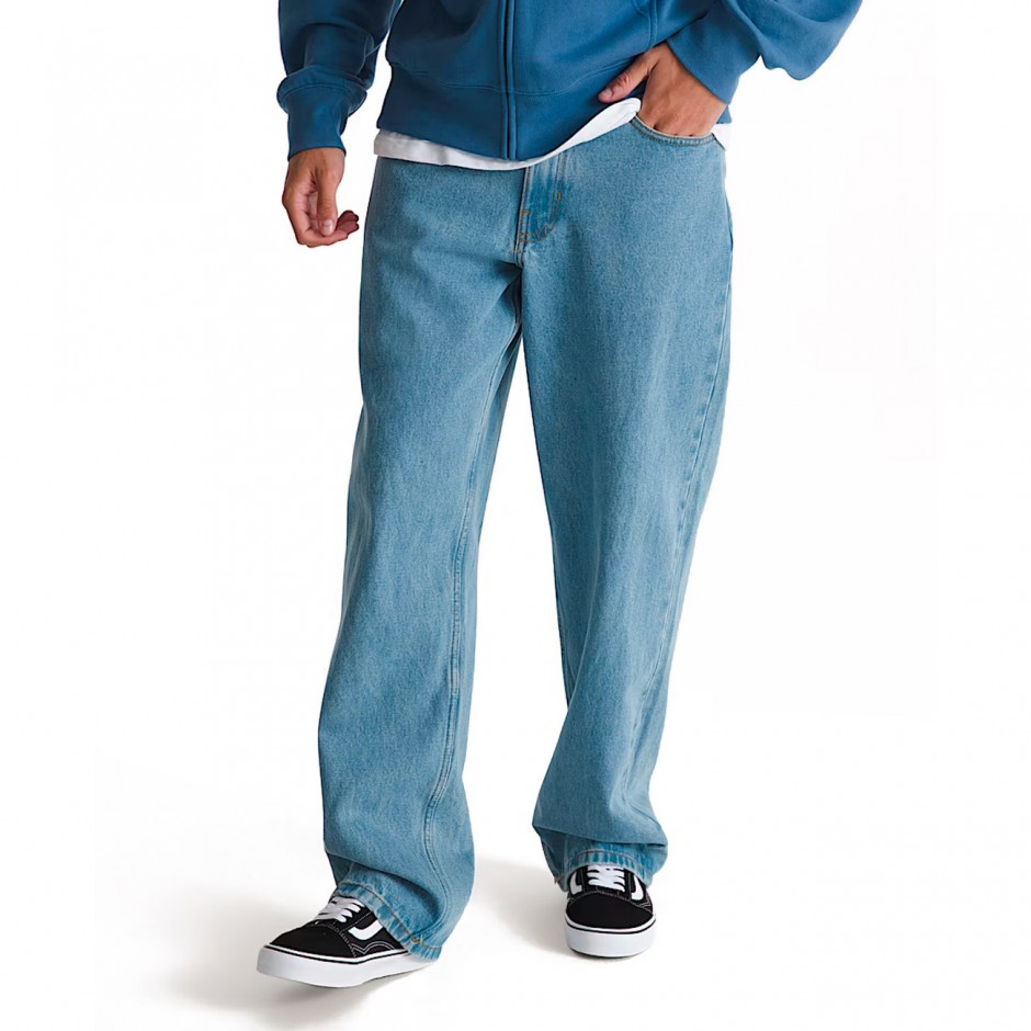 Ανδρικό Τζιν Παντελόνι Μπλε - Vans Check-5 Loose Denim