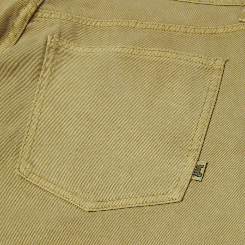 Ανδρικό Παντελόνι Τζιν Μπεζ - HUF Cromer Washed