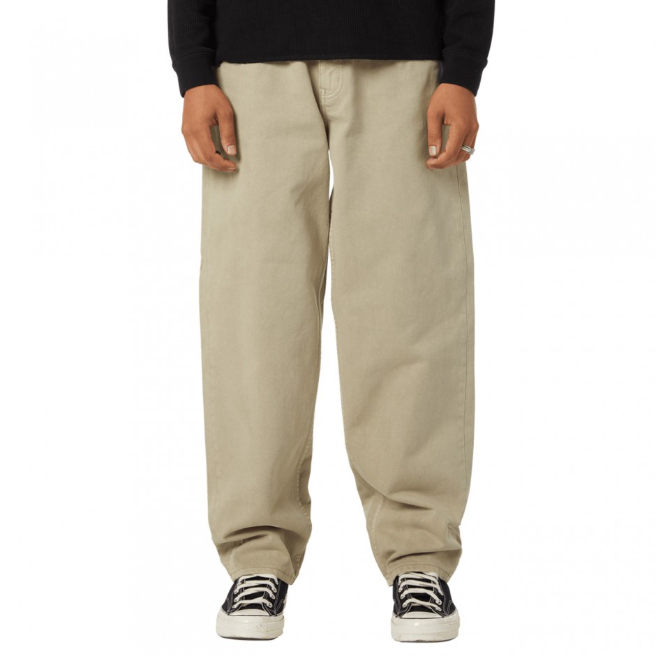 Ανδρικό Παντελόνι Τζιν Μπεζ - HUF Cromer Washed