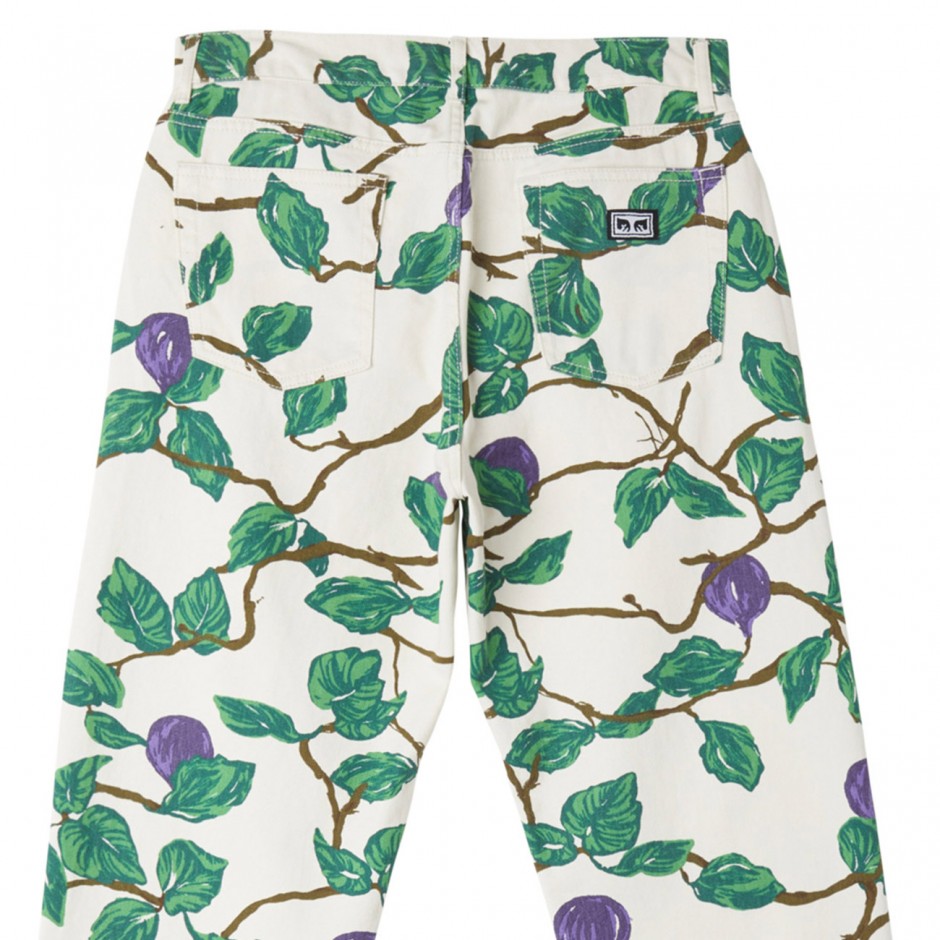 OBEY HARDWORK PRINTED DENIM PANT 142010096-UBL Colorful