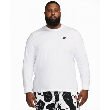 Nike Sportswear Λευκό - Ανδρική Μακρυμάνικη Μπλούζα 