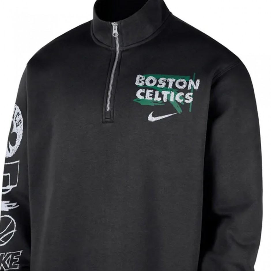 Ανδρικό Φούτερ NBA Μαύρο - Nike Boston Celtics Courtside Club