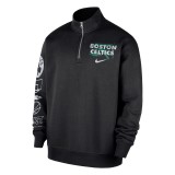 Ανδρικό Φούτερ NBA Μαύρο - Nike Boston Celtics Courtside Club Εικόνα 