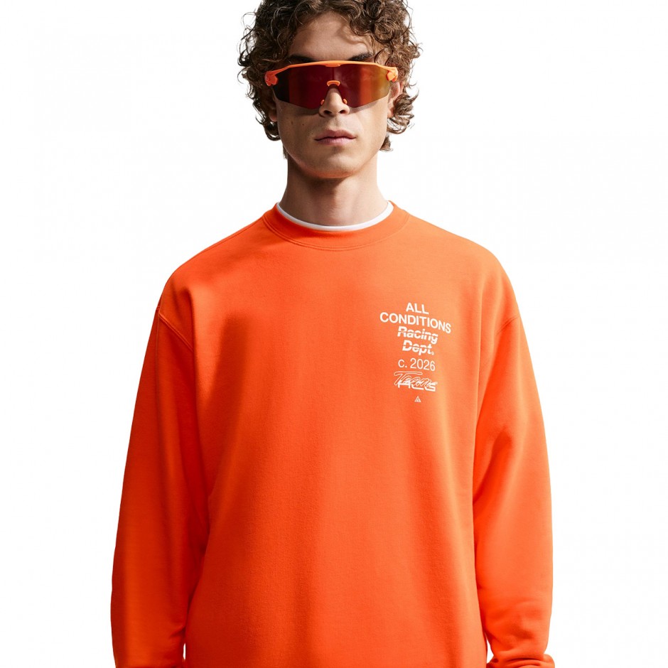Men's Sweatshirt Orange - Nike ACG 'Tuff Fleece' 