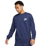 Nike Club Μπλε - Ανδρική Μακρυμάνικη Μπλούζα Εικόνα 