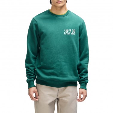 Men's Sweatshirt Pine - Deus Chessboxin 