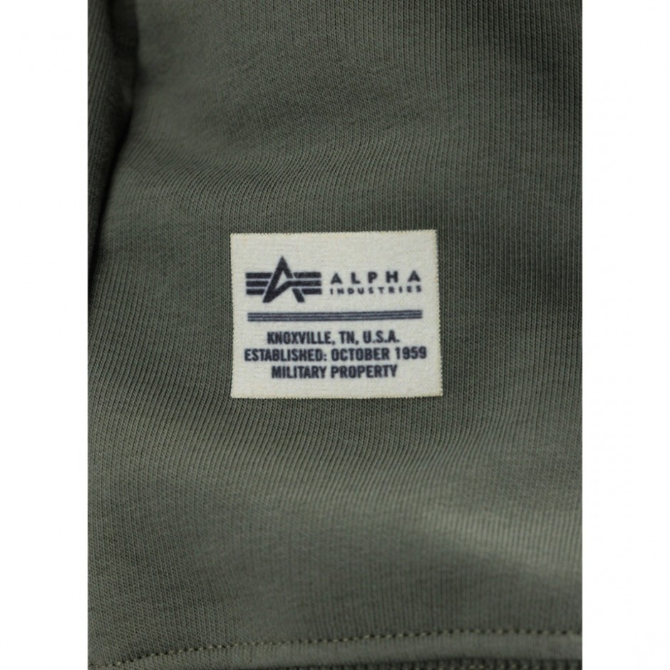 Alpha Industries USN Blood Chit Λαδί - Ανδρική Μακρυμάνικη Μπλούζα