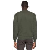Alpha Industries Basic Sweater Small Logo Λαδί- Ανδρική Μακρυμάνικη Μπλούζα Εικόνα 0
