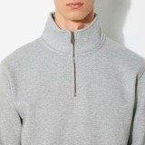 CARHARTT WIP CHASE NECK ZIP SWEATSHIRT I033665-00MXX Grey Image 2