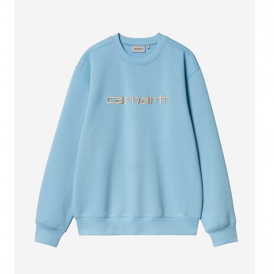 CARHARTT WIP CARHARTT SWEAT I030546-2QKXX Siel