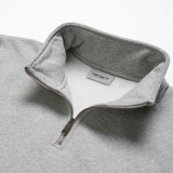 CARHARTT WIP CHASE NECK ZIP SWEATSHIRT I027038-00MXX Grey Image 1