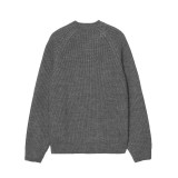 Ανδρική Πλεκτή Μπλούζα Ανθρακί - Carhartt WIP Firth Sweater Εικόνα 0