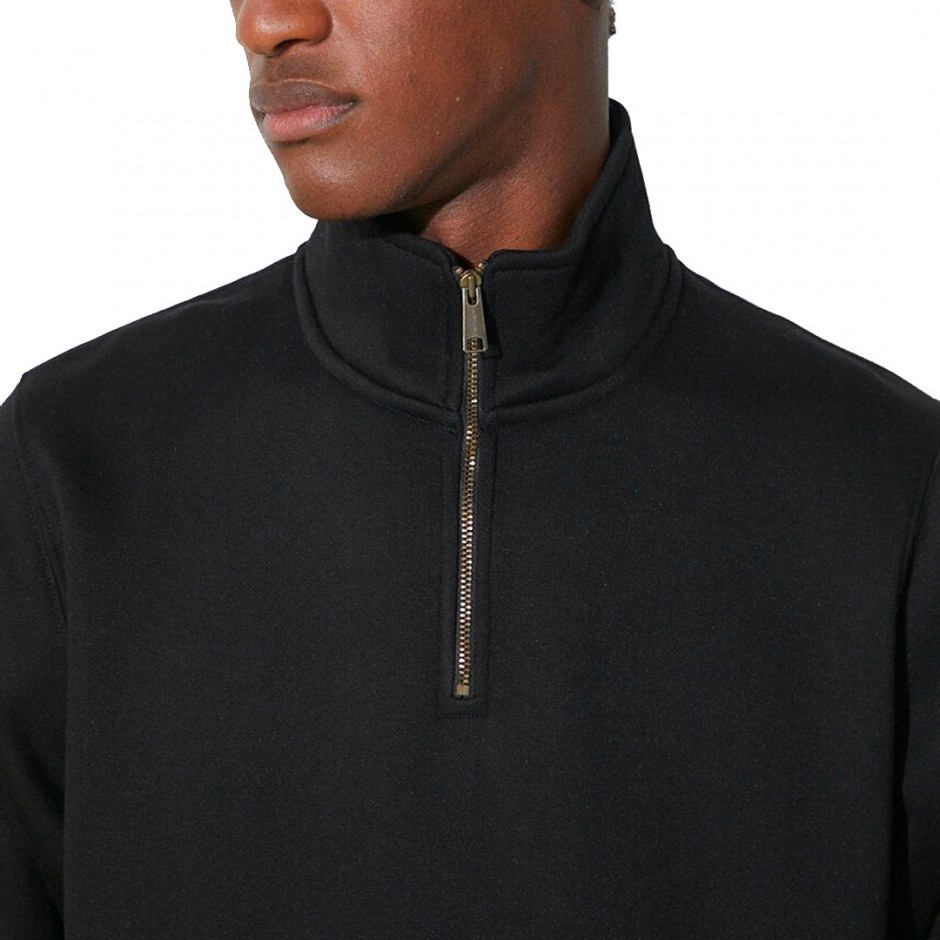 CARHARTT WIP CHASE NECK ZIP SWEATSHIRT I033665-00FXX Black