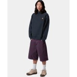CARHARTT WIP HALF ZIP AMERICAN SCRIPT SWEAT I027014-J0XX Blue Image 2