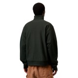 CARHARTT WIP HALF ZIP AMERICAN SCRIPT SWEAT I027014-3T6XX Coal Image 0