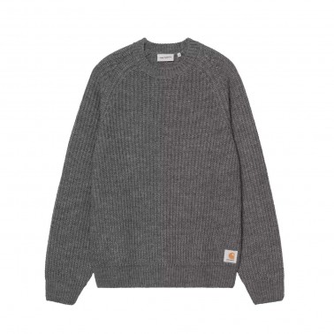 Ανδρική Πλεκτή Μπλούζα Ανθρακί - Carhartt WIP Firth Sweater