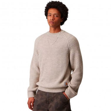 Ανδρική Πλεκτή Μπλούζα Εκρού - Carhartt WIP Firth Sweater
