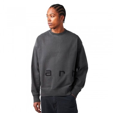Ανδρικό Φούτερ Ανθρακί - Carhartt WIP Felt Script
