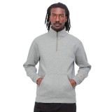 CARHARTT WIP CHASE NECK ZIP SWEATSHIRT I027038-00MXX Grey Image 