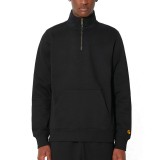 CARHARTT WIP CHASE NECK ZIP SWEATSHIRT I033665-00FXX Black Image 