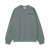 CARHARTT WIP PUNCHED SWEAT I036039-3GDXX Petrol Image 
