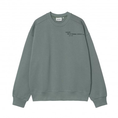 Ανδρικό Φούτερ Πετρόλ - Carhartt WIP Punched