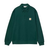 CARHARTT WIP POLO SWEAT I035532-05AXX Petrol Image 