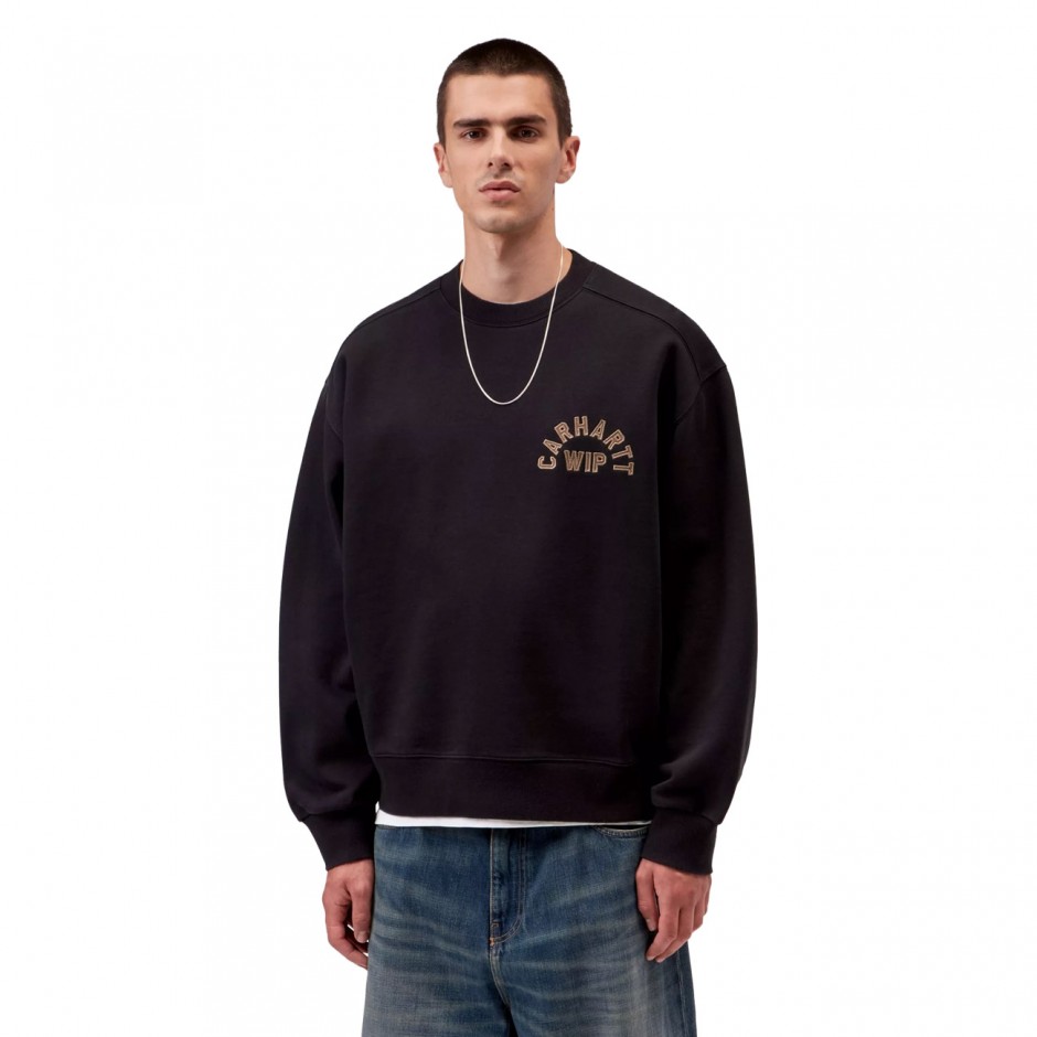 CARHARTT WIP ARCH SCRIPT SWEAT I037266-3R006 Μαύρο